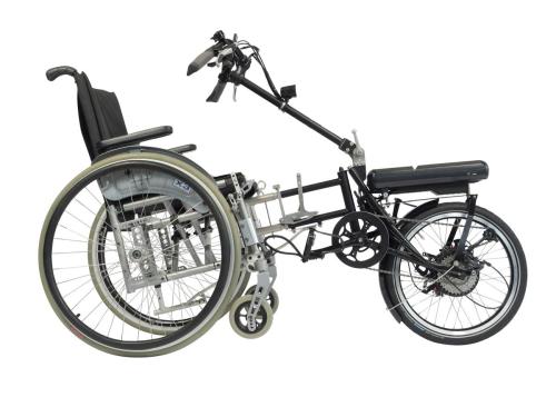 Speedy Pedalofit F Handbike: Gespann Speedy-Pedalofit F - Rollstuhl